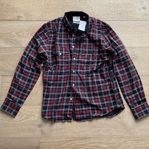 BRAND NEW WITH TAGS stunning Billy Reid button up shirt (size small)